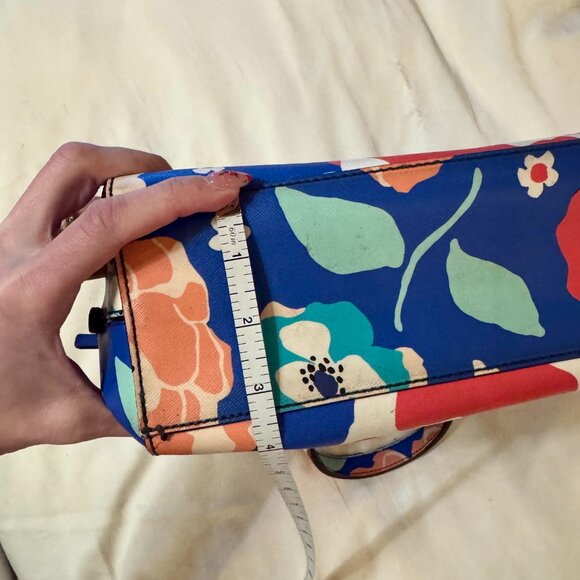 Kate Spade Newbury Lane Felix Cherry Floral Satchel WKRU3863 Vintage/Retro Vibes - Picture 9 of 16